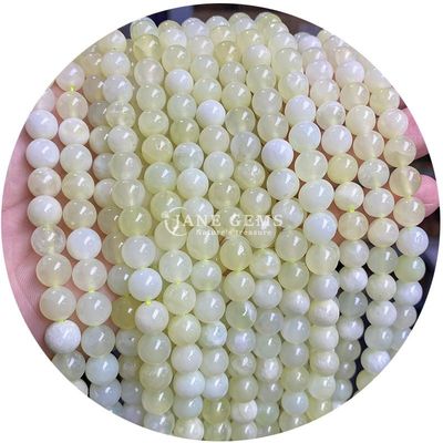 Ingrosso di cristallo naturale gemma perline rotonde perline rotonde accessori perline sciolte perline di pietra spazzatore per gioielli Diy