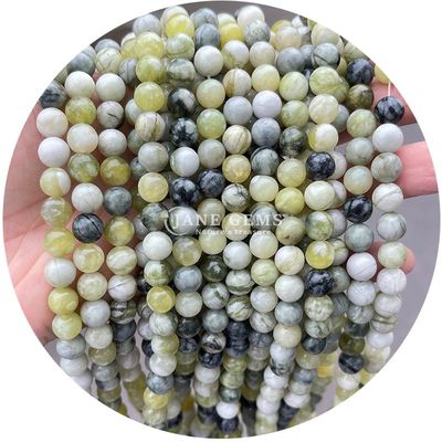 Ingrosso di cristallo naturale gemma perline rotonde perline rotonde accessori perline sciolte perline di pietra spazzatore per gioielli Diy