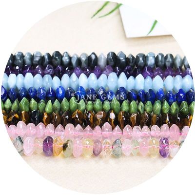 Ingrosso Cristallo naturale Gemstone angolo perline amorfe Agata a righe perline irregolari accessori per gioielli fai-da-te
