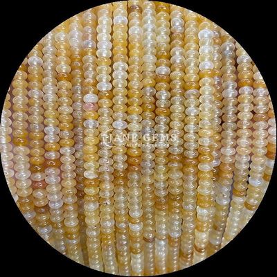 Pietra cristallina Rondelle Abaco Forma HeShi Perla Diversi tipi di pietra Strani di perla sciolti per la produzione di gioielli