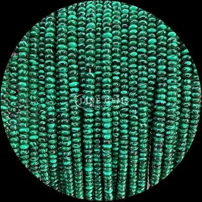 Cristallo naturale di pietra gemma Rondelle forma abaco Amazonite Occhio di tigre Stringhe di perline sciolte per braccialetti yoga