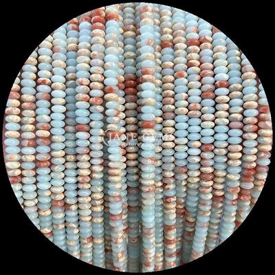 Diversi tipi di pietre preziose tipo Rondelle Abaco Forma Sodalite Verde Aventurine Stringhe di perline sciolte per il design di gioielli