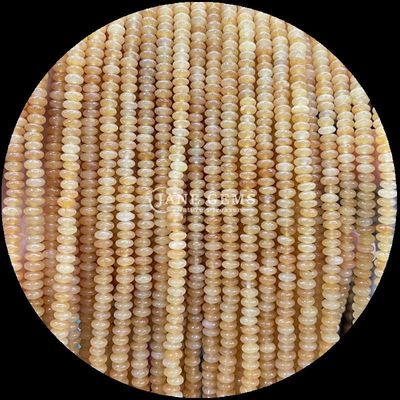 Pietra preziosa naturale Rondelle Abaco forma di perla rosa avventurino lapis lazuli fili di perle sciolte per l'energia curativa