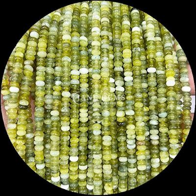 Gems Bead Dimensioni personalizzate Rondelle Abaco Forma Gemstone Agate Pazzo Acquamarino Stringhe di perline sciolte per la produzione di gioielli