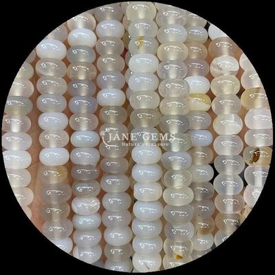 Gems Bead Dimensioni personalizzate Rondelle Abaco Forma Gemstone Opalite Setta Dorata Flussi di perline sciolte per la realizzazione di gioielli