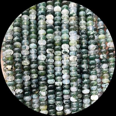Gems Bead Dimensioni personalizzate Rondelle Abaco Forma Gemstone Opalite Setta Dorata Flussi di perline sciolte per la realizzazione di gioielli