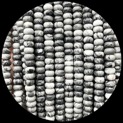 Dimensioni personalizzate Gems Bead Rondelle Abacus Forma Gemstone Carnelian Quartz chiaro Stringhe di perline sciolte per la realizzazione di gioielli