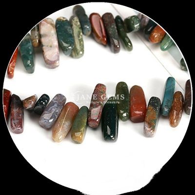 Pietre preziose naturali Forma irregolare dei denti Lapis Lazuli Carnelian Chip Ghiaia Flussi di perline sciolte per la fabbricazione di gioielli fai da te