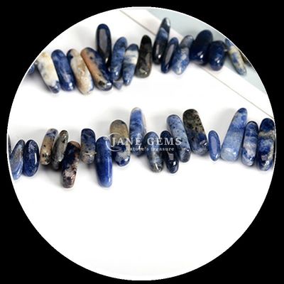 Pietre preziose naturali Forma irregolare dei denti Lapis Lazuli Carnelian Chip Ghiaia Flussi di perline sciolte per la fabbricazione di gioielli fai da te