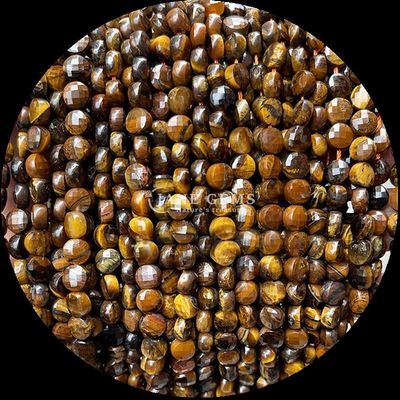 Perline a facce piatte di forma cristallina, gemma rotonda, ametista, rosa, quarzo, perline sciolte per la fabbricazione di gioielli fai da te