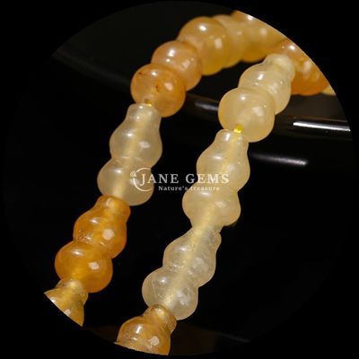 Caramelle a forma di zucca Vaso di cristallo in forma di gemma Stringhe di perline sciolte per la fabbricazione di gioielli fai da te