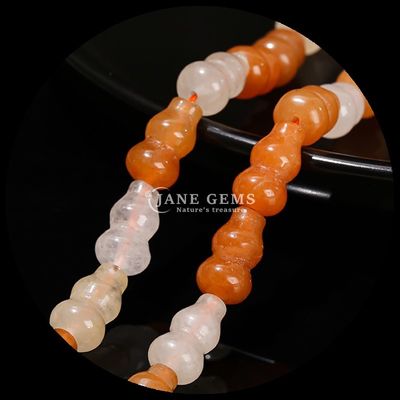 Caramelle a forma di zucca Vaso di cristallo in forma di gemma Stringhe di perline sciolte per la fabbricazione di gioielli fai da te