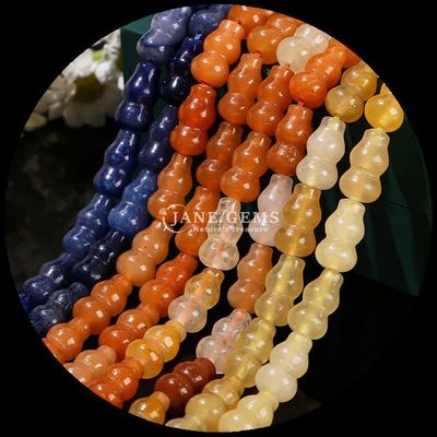 Caramelle a forma di zucca Vaso di cristallo in forma di gemma Stringhe di perline sciolte per la fabbricazione di gioielli fai da te