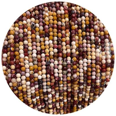 Piccole perline sfaccettate cristallo naturale gemma vari tipi di pietra fili di perline sciolte per la fabbricazione di gioielli fai da te