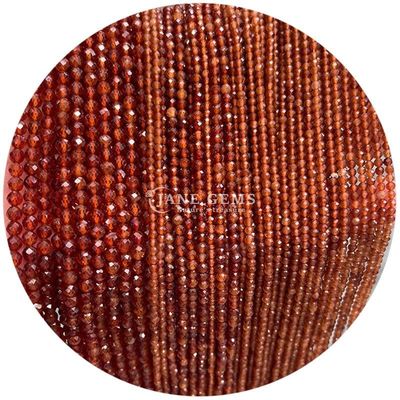 Piccole perline sfaccettate cristallo naturale gemma vari tipi di pietra fili di perline sciolte per la fabbricazione di gioielli fai da te