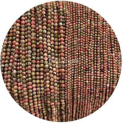 Gems Bead Cristallo naturale con facce rotonde Forma di piccole perline per braccialetti