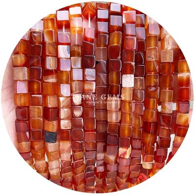 Ingrosso di cristallo naturale gemma perle a forma quadrata cubo perle di pietra sciolte accessori perle di pietra cubo spaziatori per gioielli