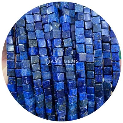 Ingrosso di cristallo naturale gemma perle a forma quadrata cubo perle di pietra sciolte accessori perle di pietra cubo spaziatori per gioielli