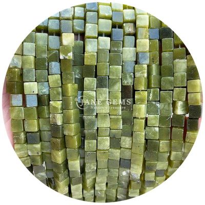 Ingrosso di cristallo naturale gemma perle a forma quadrata cubo perle di pietra sciolte accessori perle di pietra cubo spaziatori per gioielli