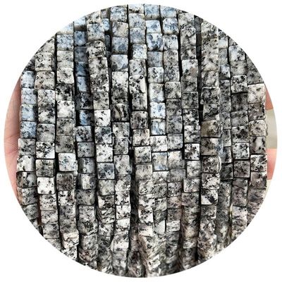 Ingrosso di cristallo naturale gemma perle a forma quadrata cubo perle di pietra sciolte accessori perle di pietra cubo spaziatori per gioielli