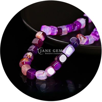 Ingrosso di cristallo naturale gemma quadrato agate perline cubo sciolto perline turchesi accessori spaziatori per la realizzazione di gioielli