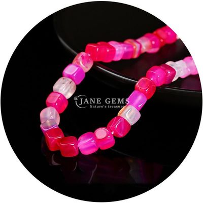 Ingrosso di cristallo naturale gemma quadrato agate perline cubo sciolto perline turchesi accessori spaziatori per la realizzazione di gioielli