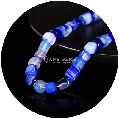 Ingrosso di cristallo naturale gemma quadrato agate perline cubo sciolto perline turchesi accessori spaziatori per la realizzazione di gioielli
