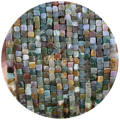 Ingrosso di cristallo naturale gemma quadrato agate perline cubo sciolto perline turchesi accessori spaziatori per la realizzazione di gioielli