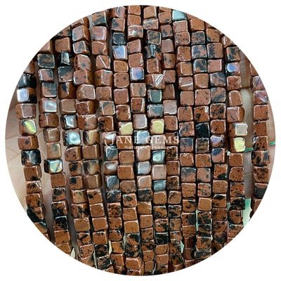 Ingrosso di cristallo naturale gemma quadrato agate perline cubo sciolto perline turchesi accessori spaziatori per la realizzazione di gioielli