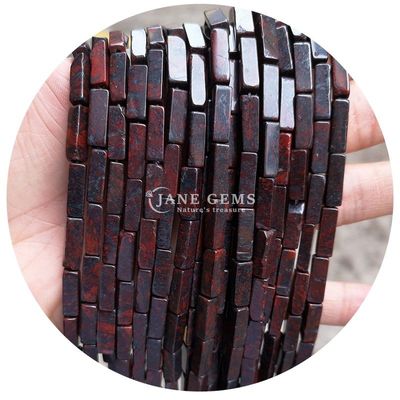 Ingrosso Genuine Perle di pietra preziosa libera Rectangular Cuboid Perle di pietra libera Spacers Accessori per gioielli Diy