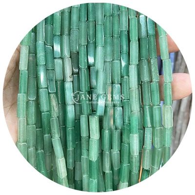 Ingrosso Genuine Perle di pietra preziosa libera Rectangular Cuboid Perle di pietra libera Spacers Accessori per gioielli Diy