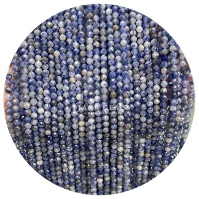 Perle di gemme cristallo naturale facciata rotonda forma piccola amazzonica apatite fili di perle sciolte per braccialetti