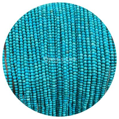 Perle di gemme cristallo naturale facciata rotonda forma piccola amazzonica apatite fili di perle sciolte per braccialetti