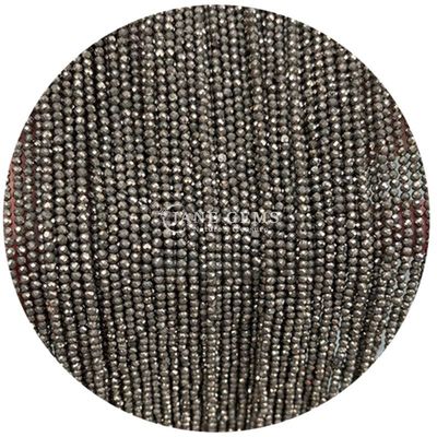 Perle di gemme cristallo naturale di facce rotonde di forma piccola pietra di sabbia blu labradorite fili di perle sciolte per braccialetti