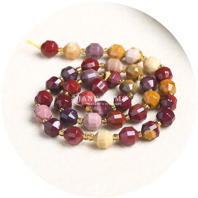 Ingrosso di cristallo naturale gemma perline a forma di oliva facciate perline di pietra sciolte accessori perline di rombo spazzatore perline