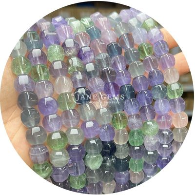 Ingrosso di cristallo naturale gemma perline a forma di oliva facciate perline di pietra sciolte accessori perline di rombo spazzatore perline