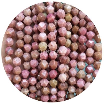Ingrosso per gioielleria di pietre preziose di cristallo naturale perle a facce a facce accessori per perle di pietra sciolte per le gioiellerie