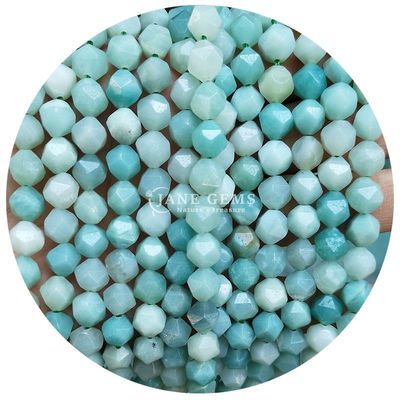 Ingrosso per gioielleria di pietre preziose di cristallo naturale perle a facce a facce accessori per perle di pietra sciolte per le gioiellerie