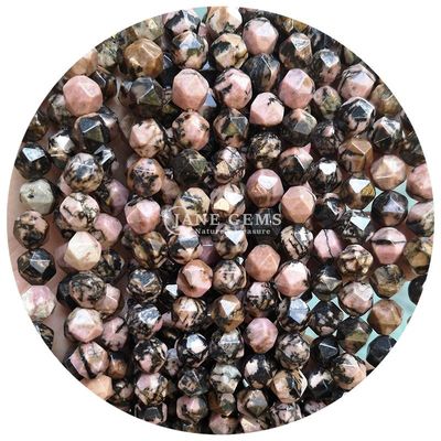Ingrosso per gioielleria di pietre preziose di cristallo naturale perle a facce a facce accessori per perle di pietra sciolte per le gioiellerie
