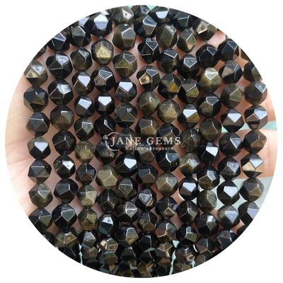 Ingrosso per gioielleria di pietre preziose di cristallo naturale perle a facce a facce accessori per perle di pietra sciolte per le gioiellerie
