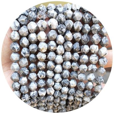Ingrosso per gioielleria di pietre preziose di cristallo naturale perle a facce a facce accessori per perle di pietra sciolte per le gioiellerie