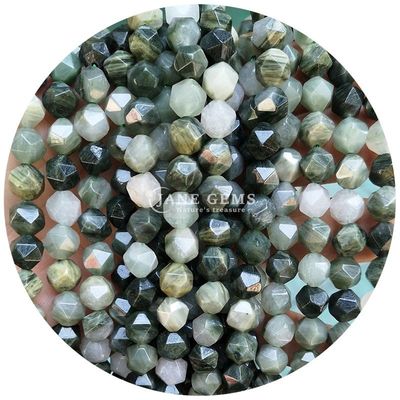 Ingrosso per gioielleria di pietre preziose di cristallo naturale perle a facce a facce accessori per perle di pietra sciolte per le gioiellerie