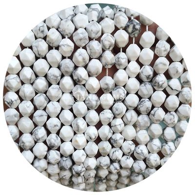 Ingrosso per gioielleria di pietre preziose di cristallo naturale perle a facce a facce accessori per perle di pietra sciolte per le gioiellerie