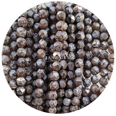 Ingrosso per gioielleria di pietre preziose di cristallo naturale perle a facce a facce accessori per perle di pietra sciolte per le gioiellerie