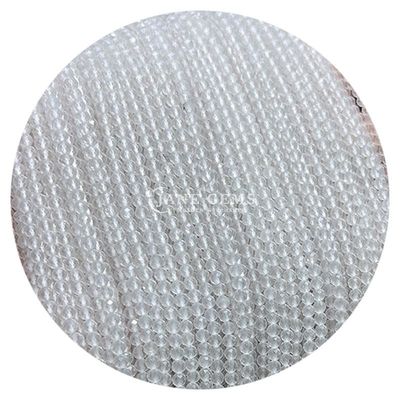 Perle di gemme cristallo naturale di facce rotonde di forma piccola topazio rosso avventurino fili di perle sciolte per braccialetti