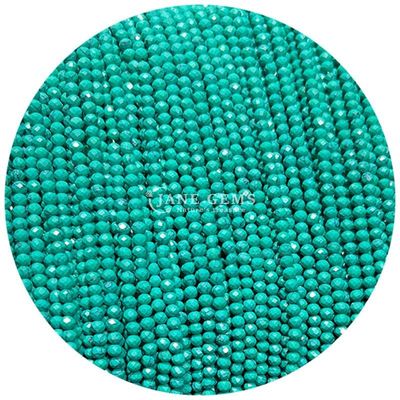 Perle di gemme cristallo naturale di facce rotonde di forma piccola topazio rosso avventurino fili di perle sciolte per braccialetti
