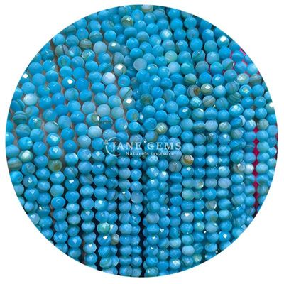 Perle di gemme cristallo naturale di facce rotonde di forma piccola topazio rosso avventurino fili di perle sciolte per braccialetti