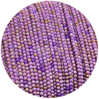 Perle di gemme cristallo naturale facce rotonde di forma piccola citrino pietra solare fili di perle sciolte per braccialetti