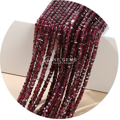 Ingrosso per le perline di pietra libera naturale cristallo reale gemma libera perline quadrate cubo libera perline per la produzione di braccialetti
