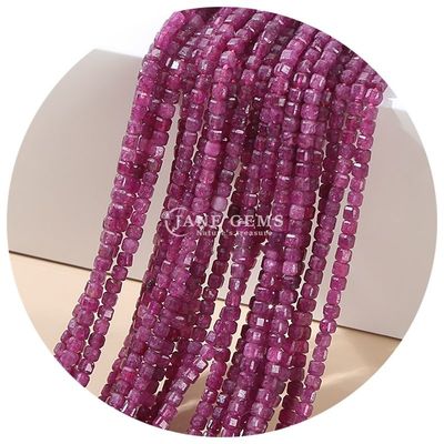 Ingrosso per le perline di pietra libera naturale cristallo reale gemma libera perline quadrate cubo libera perline per la produzione di braccialetti
